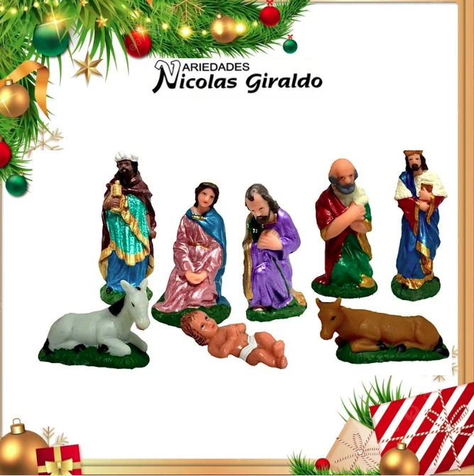 PESEBRE PLASTICO FINO #15 CM COLMUÑECOS