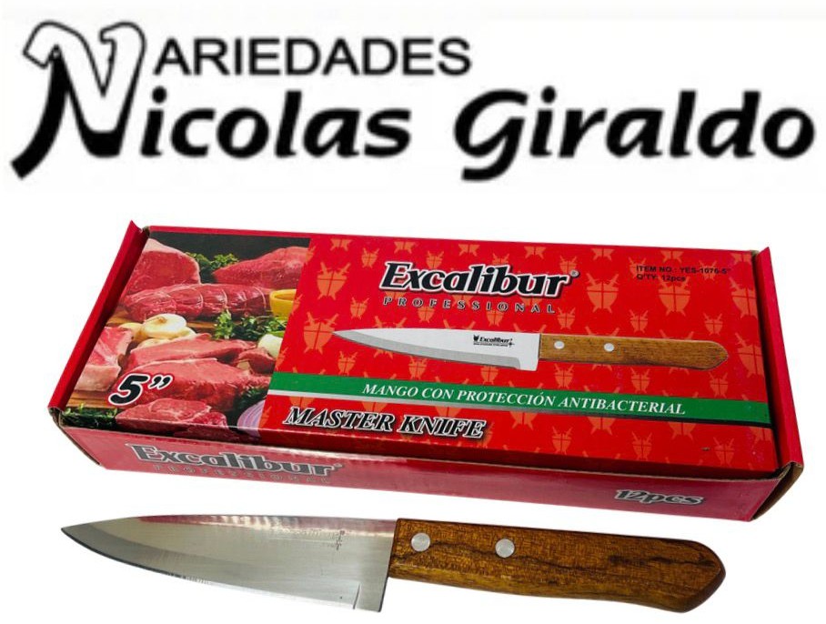 Cuchillo excalibur madera #5 CAJA X12