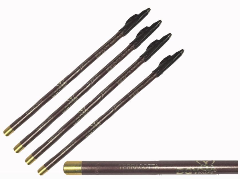 @Lapiz ojos sencillo terracota x12 