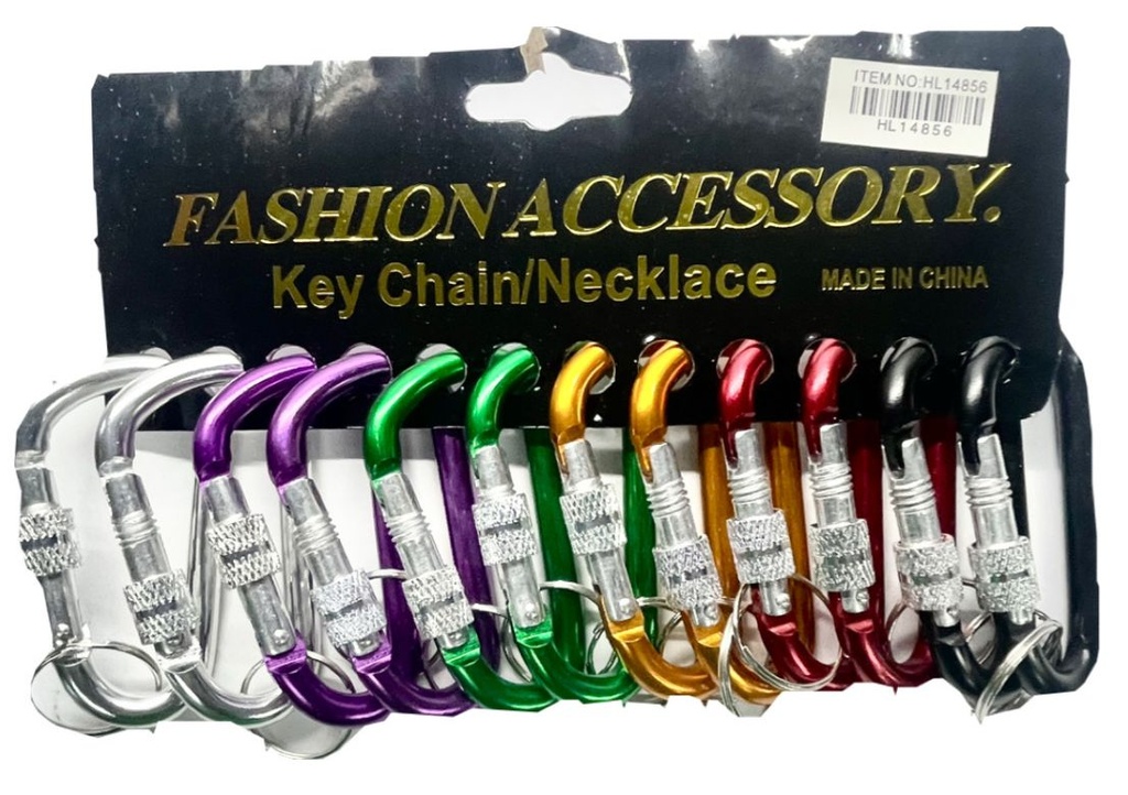 Llavero alpinista mediano paquete x12 