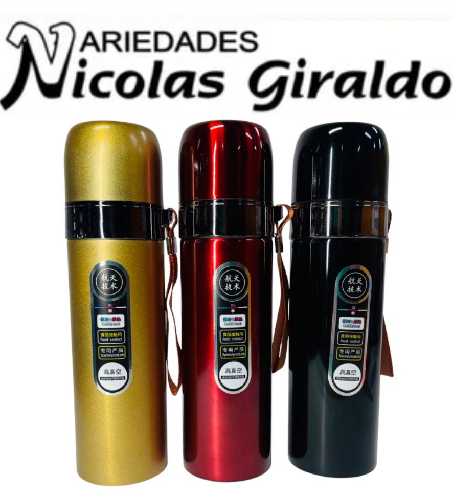 Termo metalico fondo entero 500ml 