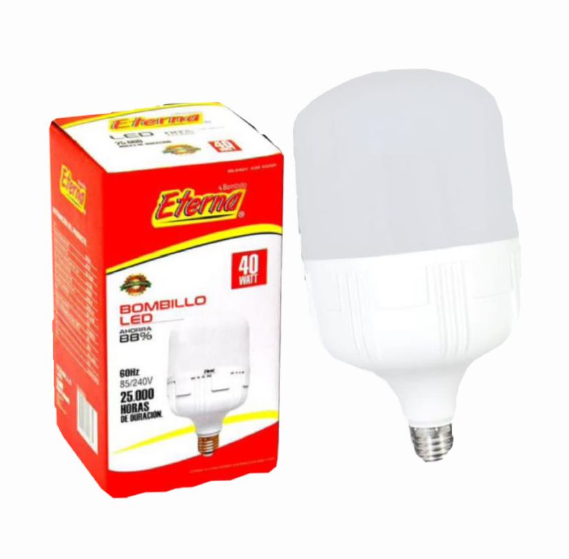 Bombillo eterna 40 watts cuadrado