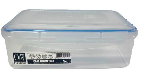 Caja hermetica rectangular #3