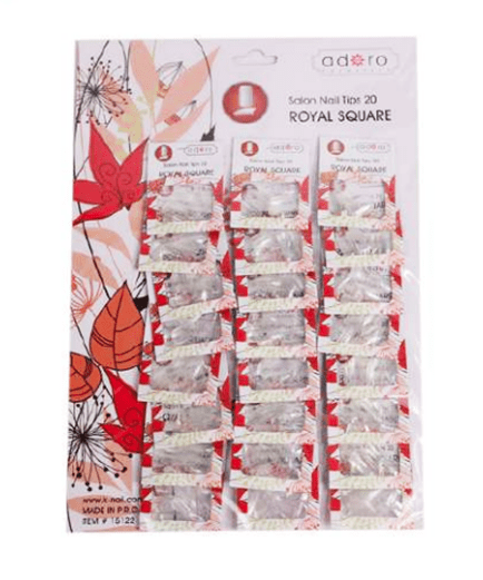 Uñas adoro ROYAL SQUARE x24 15122
