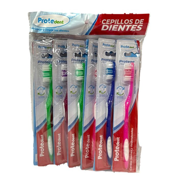Cepillo dental adulto protedent x12