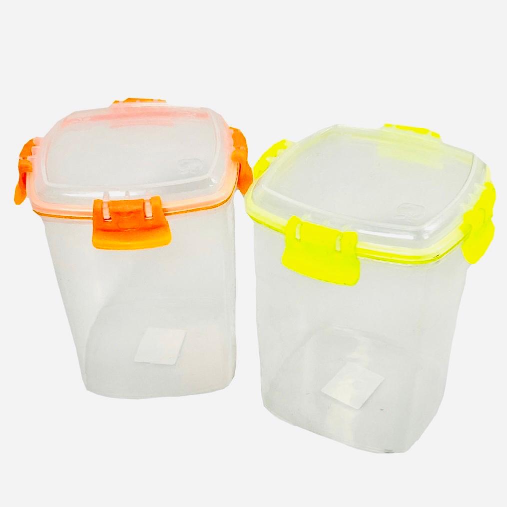 Coca hermetica cuadrada grande manzana