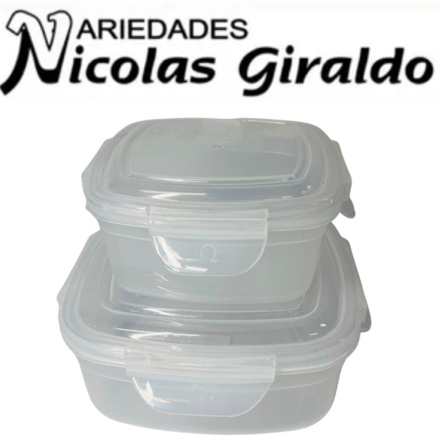 (H2202)Coca hermetica x 2 fina cuadrada beed