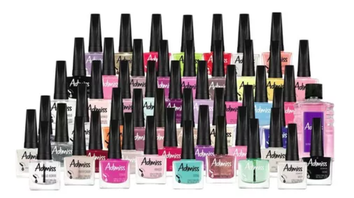 Esmalte admiss 10ml color surtido