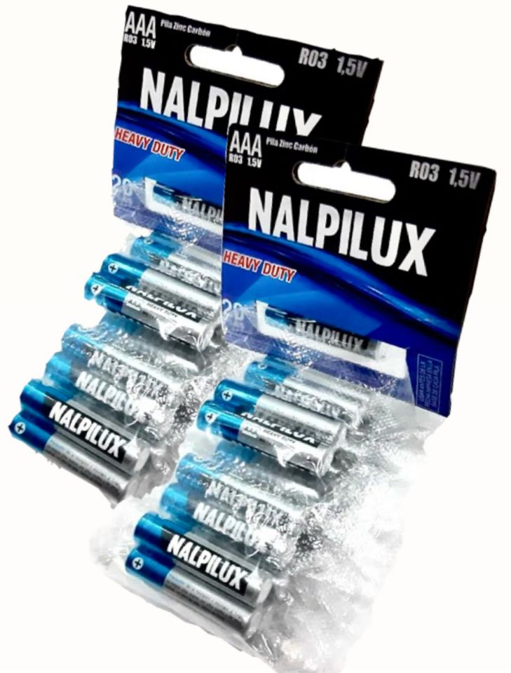 Pila nalpilux tira x 10 AAA