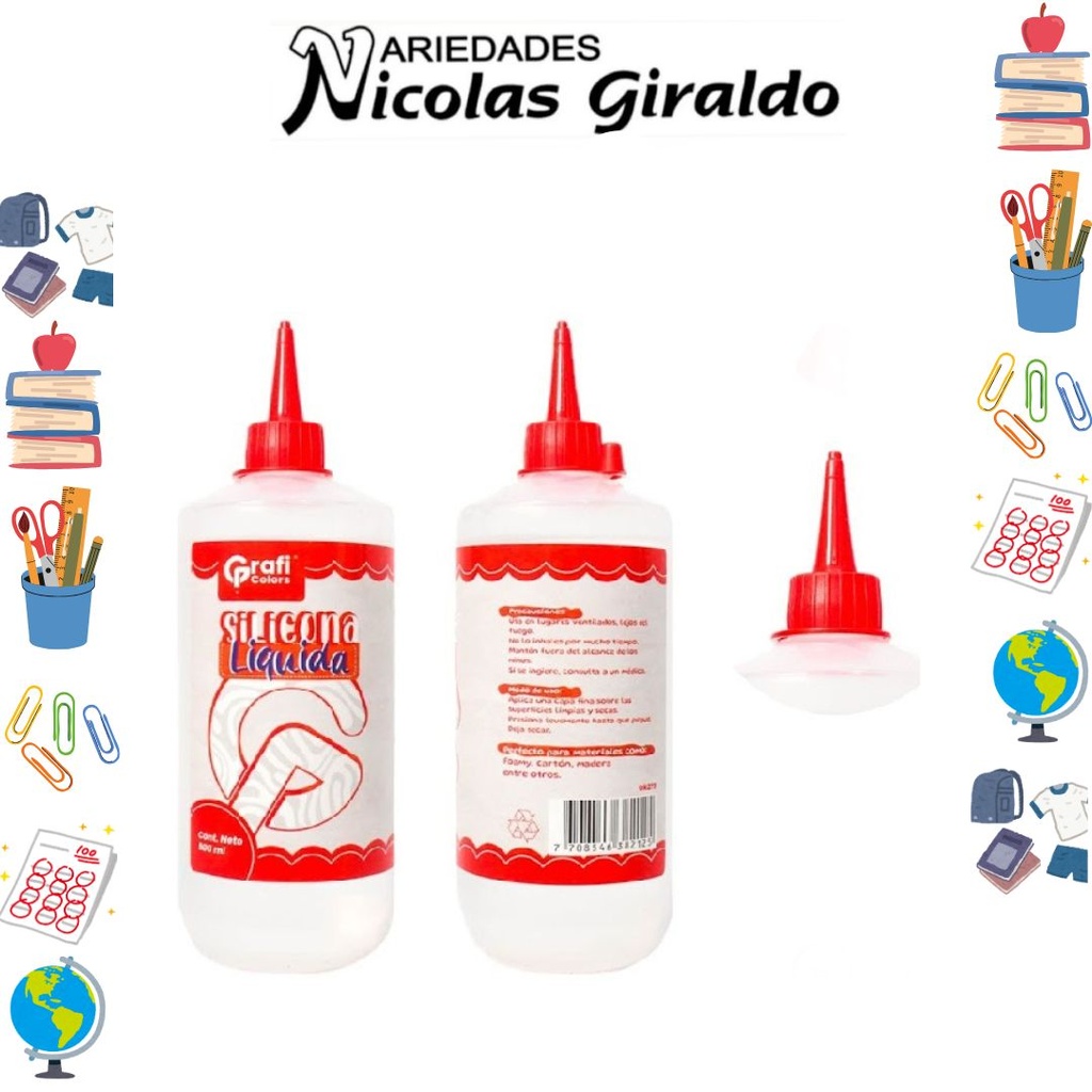 Silicona liquida x500ml graficolors