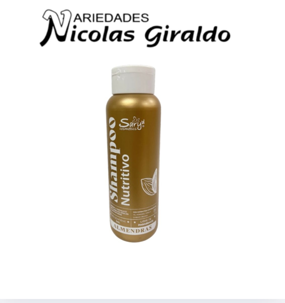 shampoo nutritivo saryd x500 ml dorado