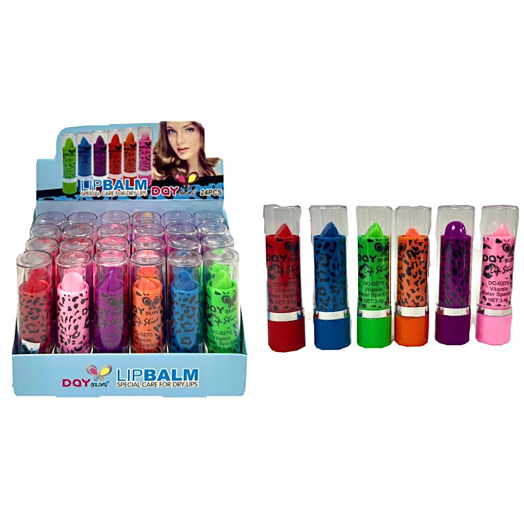 @Labial magico day colors caja azul x24