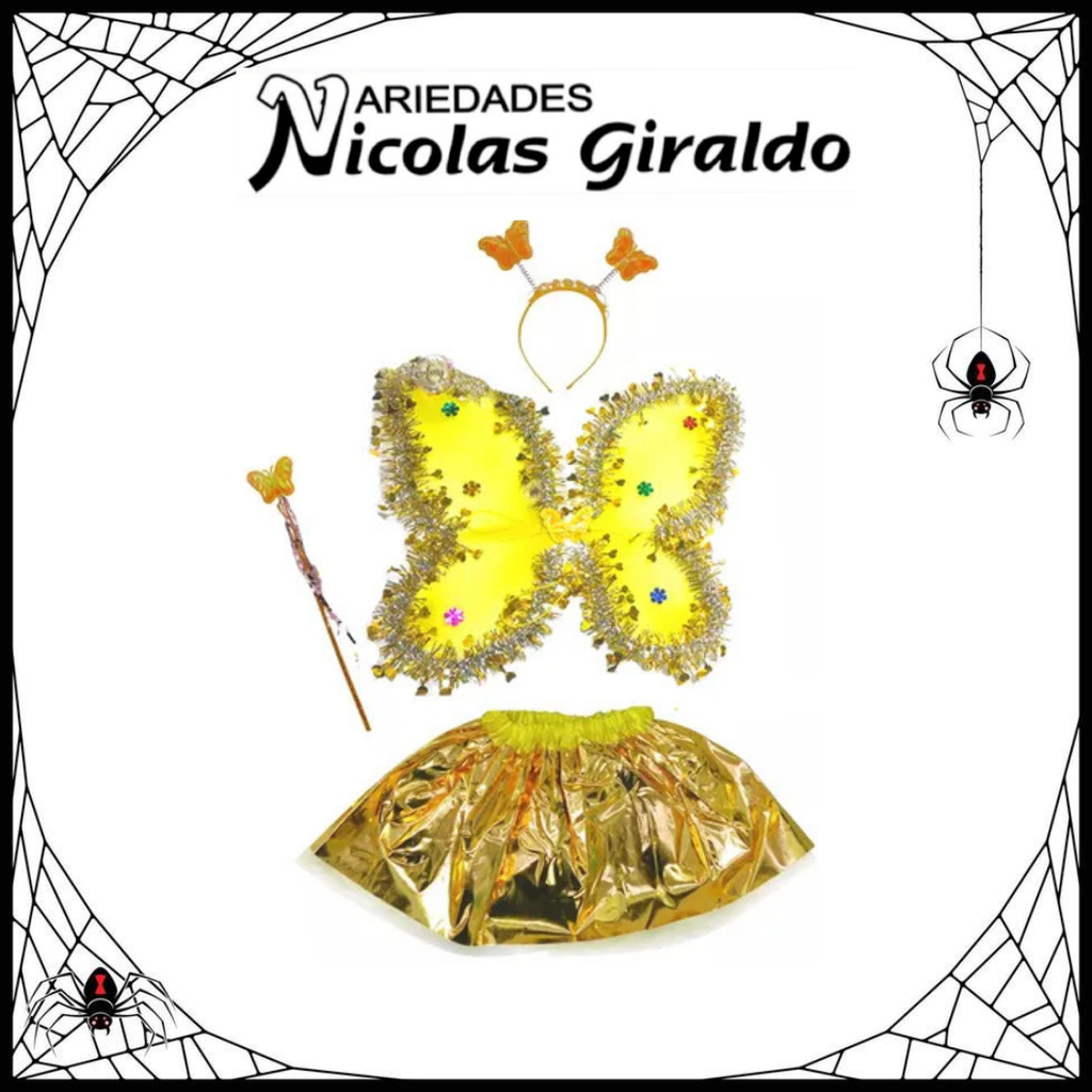 @Disfraz halloween mariposa brillante