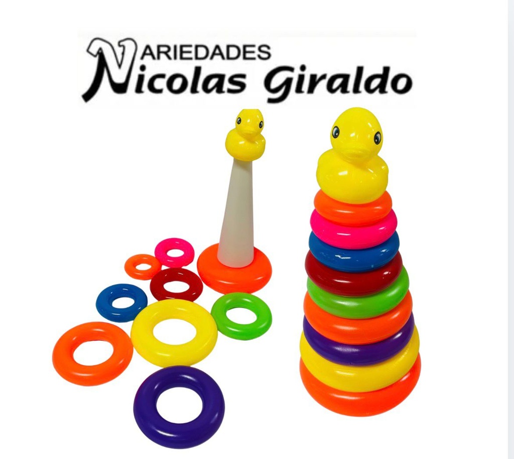 (T720)Didactico pato aros mediano