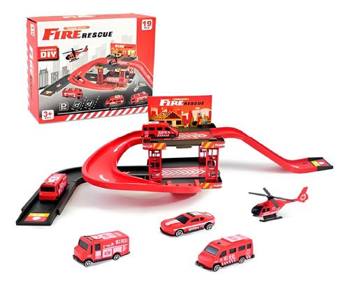 @Pista carros emergencia x19 piezas