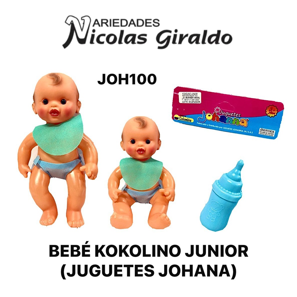Bebe kokolino junior (juguetes johana) 