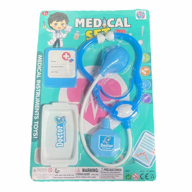 Set doctor carton pequeño verde