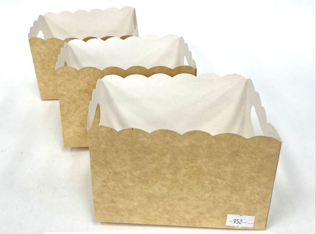 Caja ancheta cariñito kraft x6