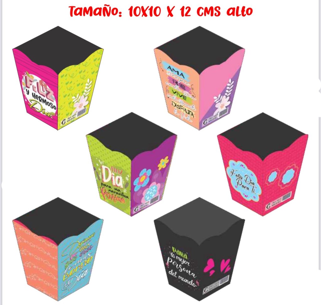 Caja ancheta cariñito x6