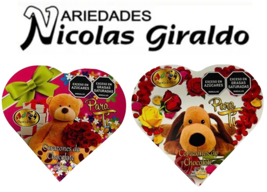 Chocolate adro estuche amor