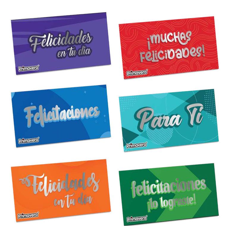 Lluvia sobre primavera toda ocasion unicolor x12