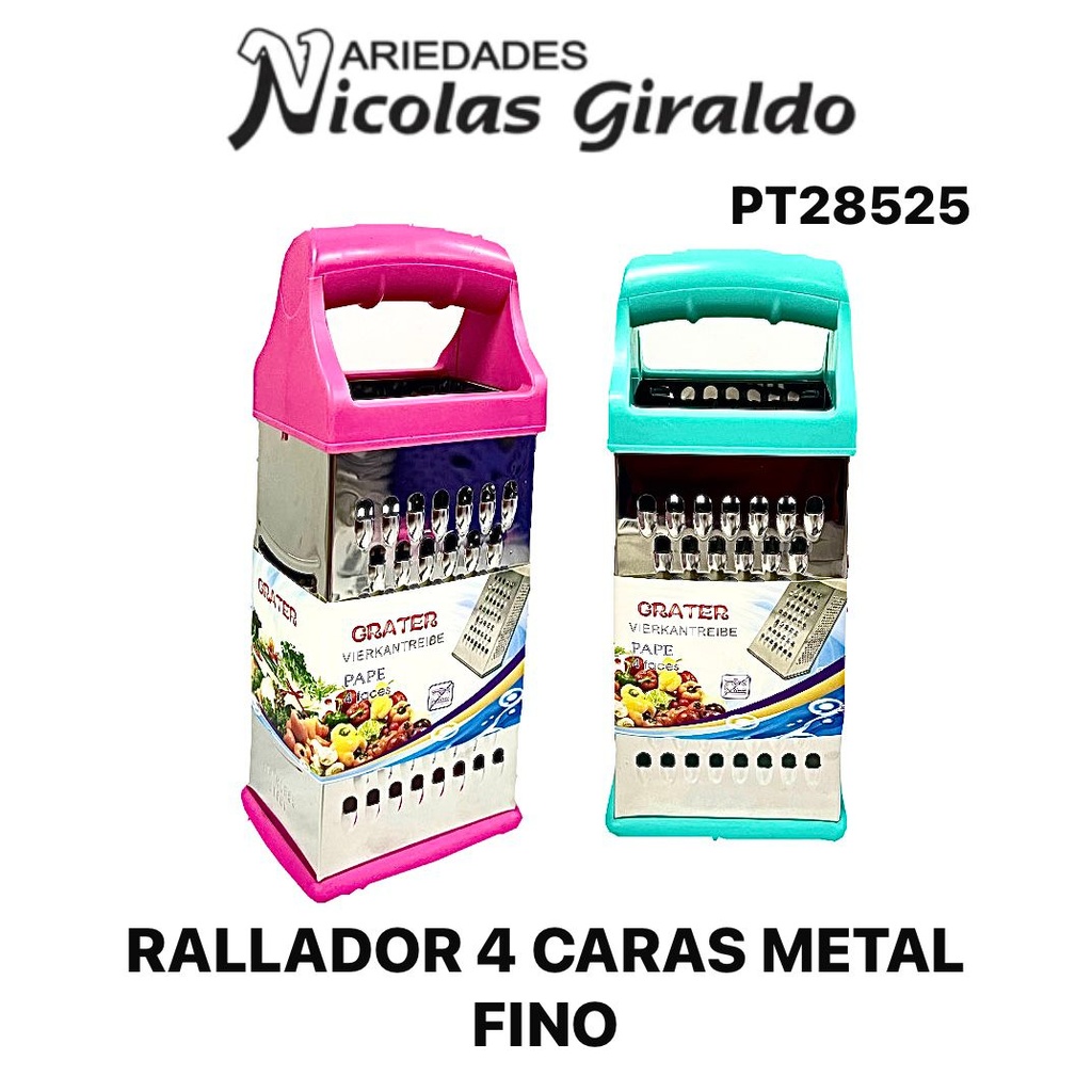 Rallador 4 caras metal fino 24CM