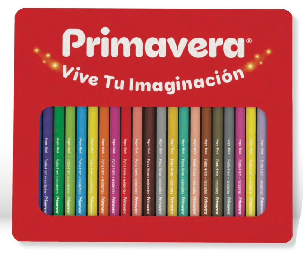 Color primavera caja metalica x24 
