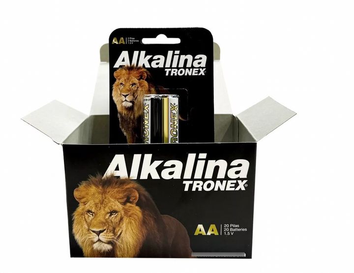 Pila tronex alkalina 2 a caja x10