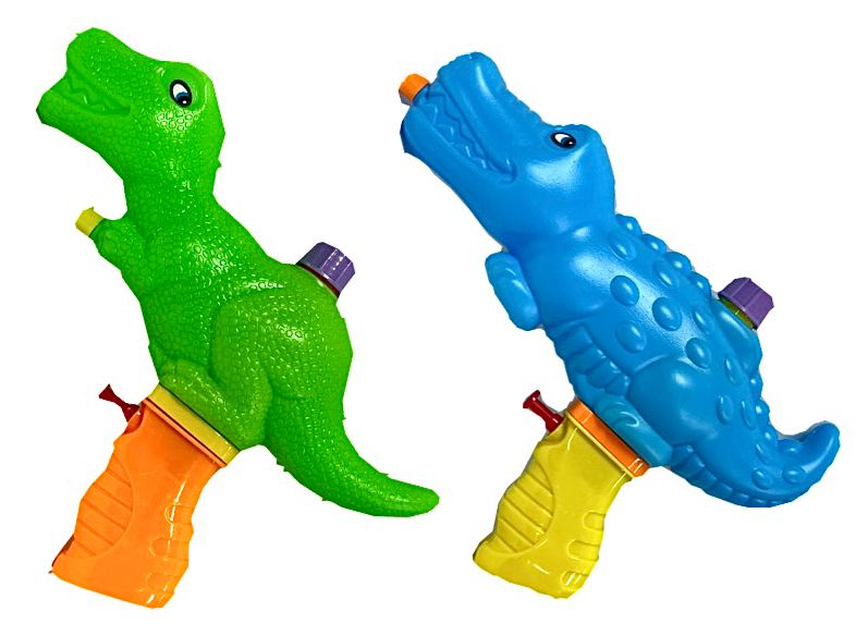 Lanza agua dinosaurio mediano