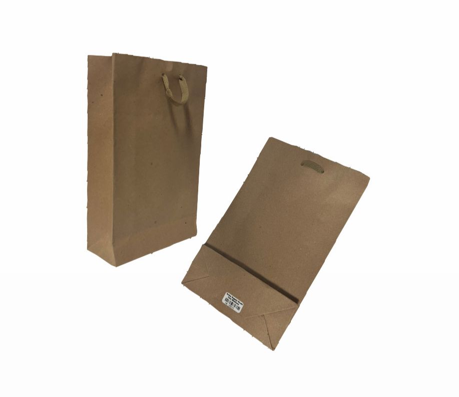 @Bolsa regalo kraft lisa Mediana pqt x12