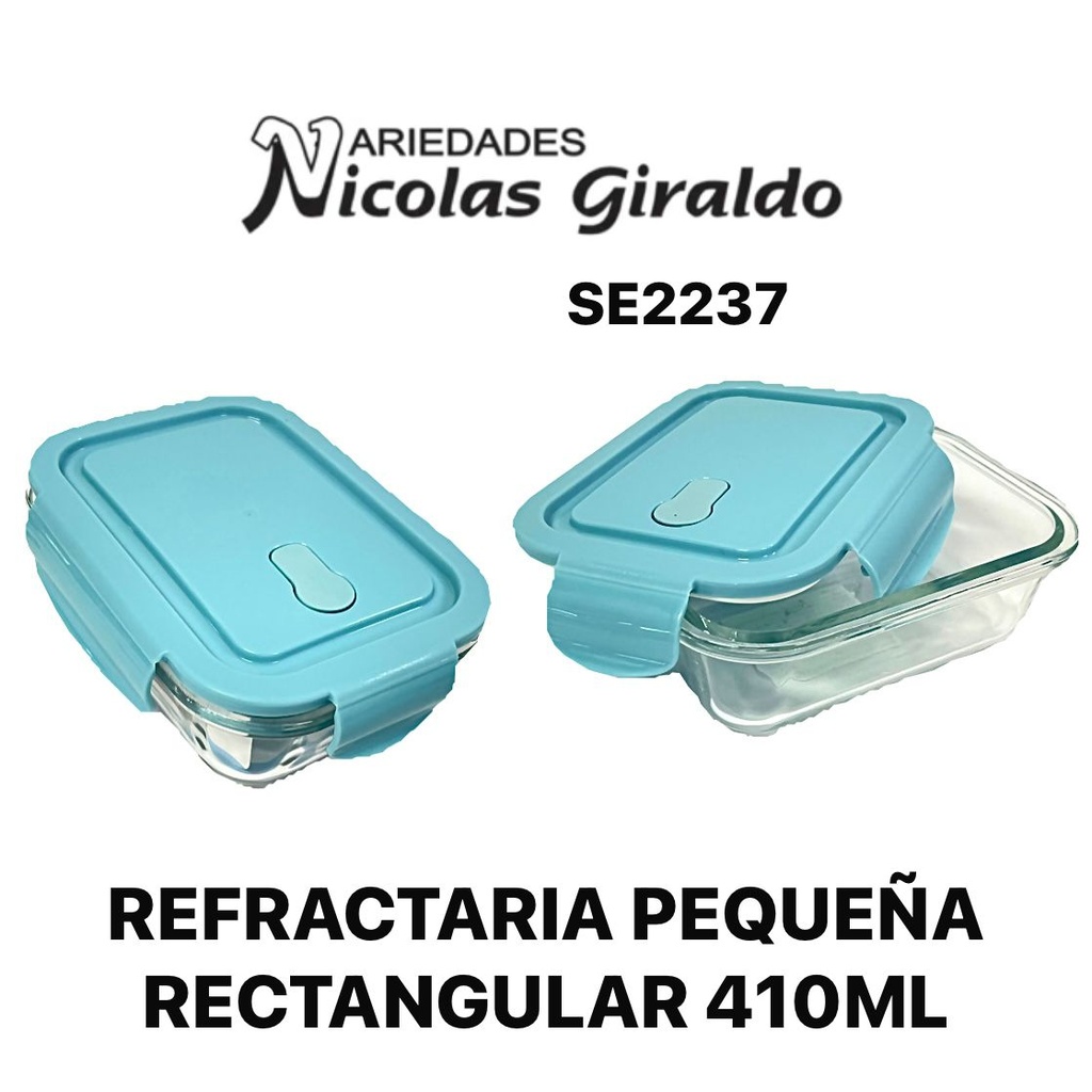 (SE2237)Refractaria pequeña rectangular 410ML (OL)