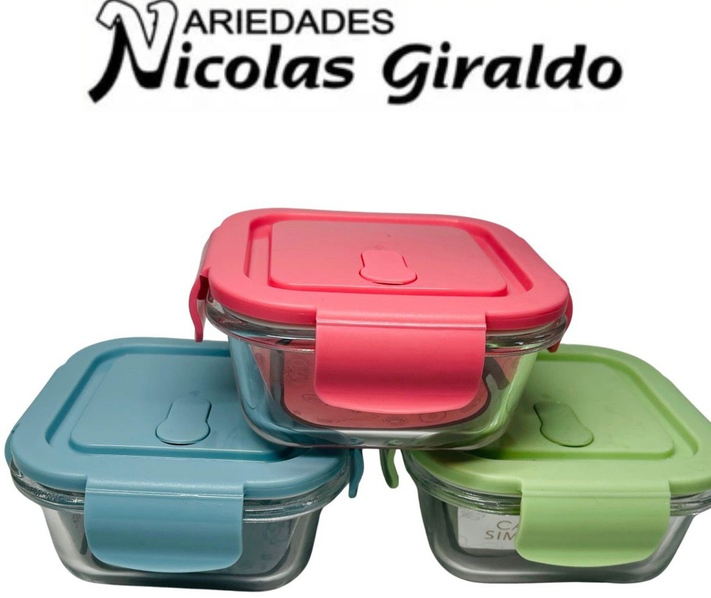 Refractaria pequeña cuadrada 390ML (SE2236)