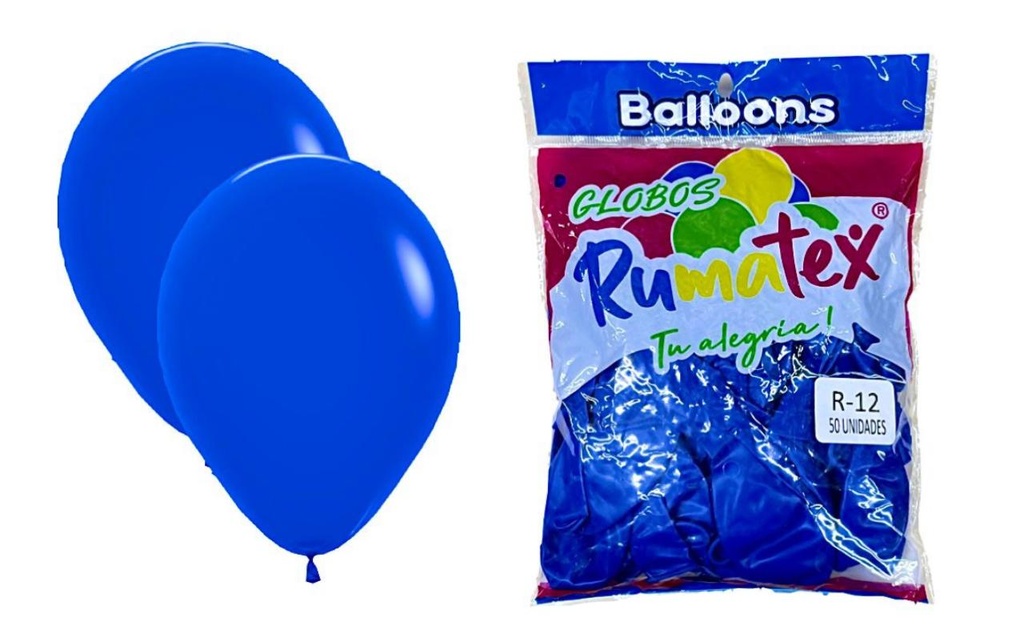 Bomba ballons r9x10 azul medio 
