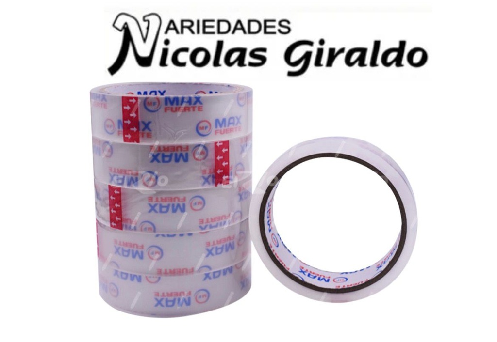 Cinta impronta 24mm x40mts max fuerte tubo x6 ($1150uni)