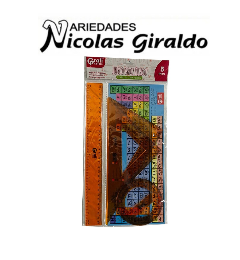 Juego geometrico flexible graficolors