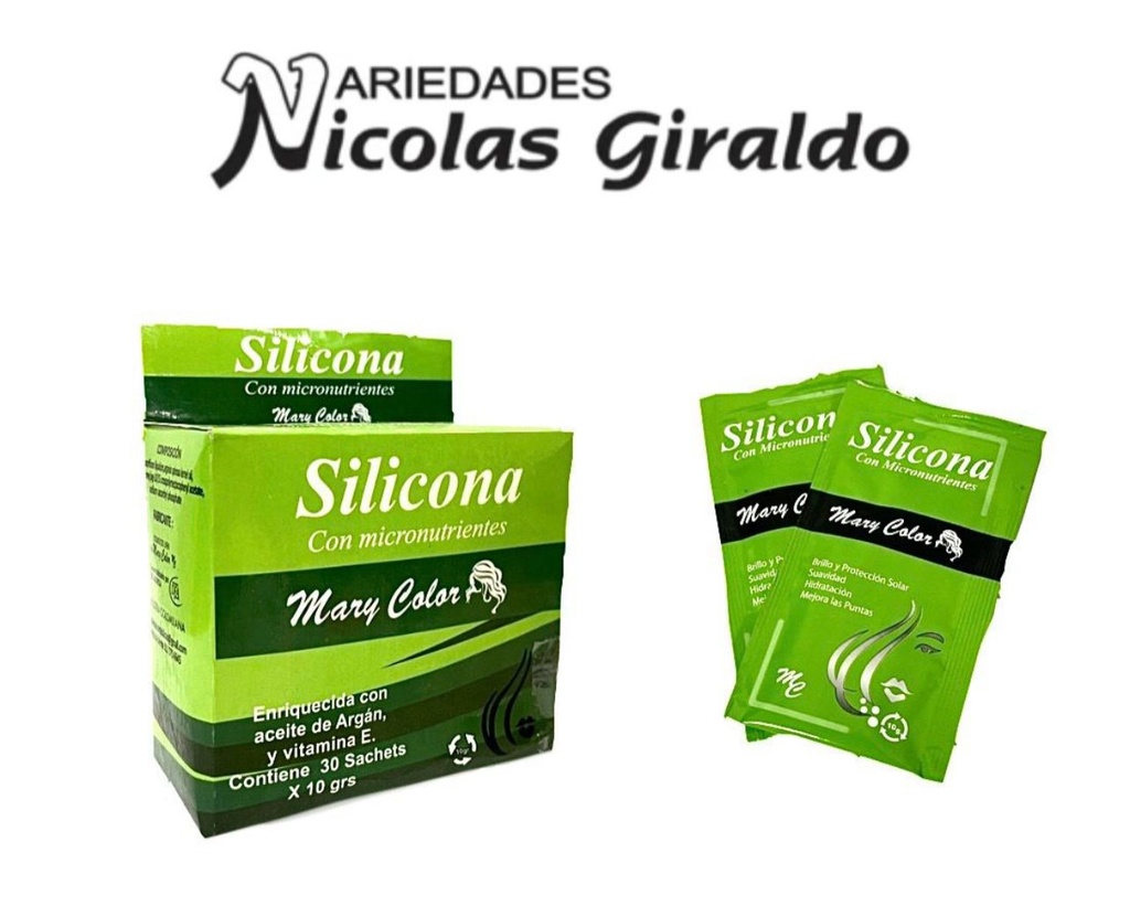 Silicona capilar MC verde caja X30 