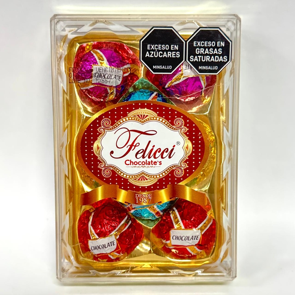 Chocolate feliccie cubo x8