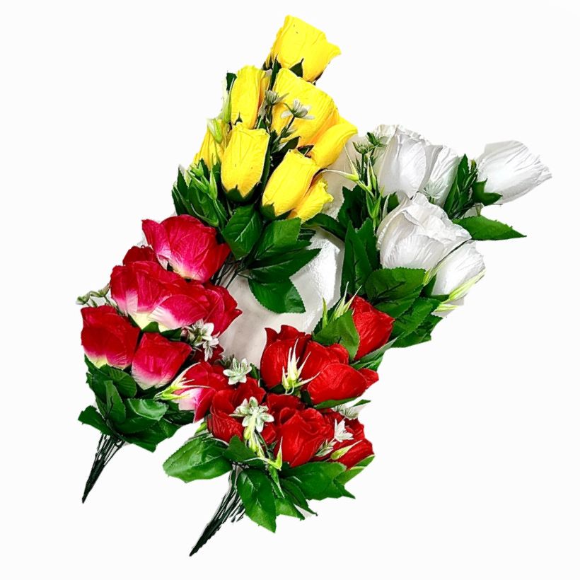 Flor ramo x12 surtida en colores
