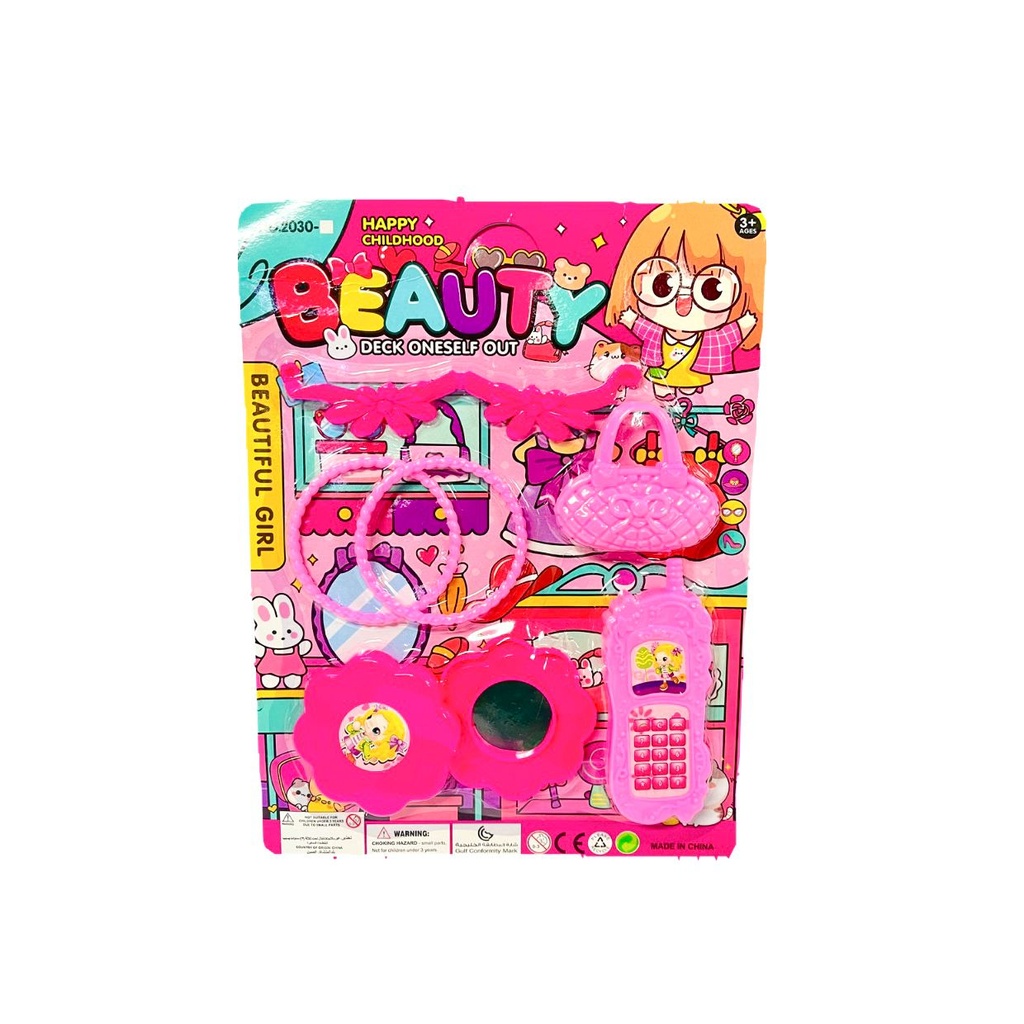 Set belleza infantil carton pequeño