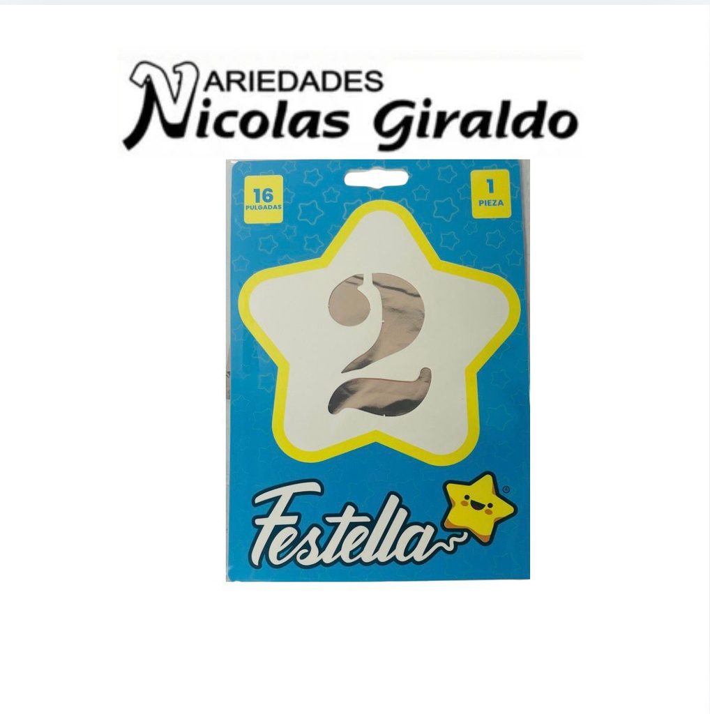 @Numero inflable p rosa #2