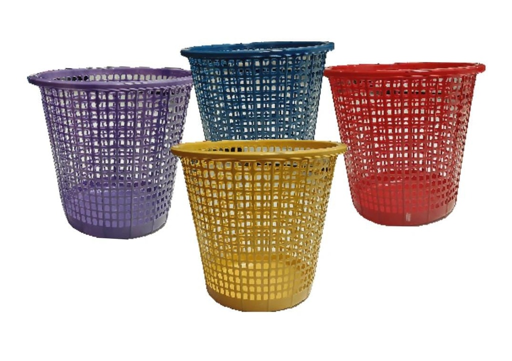 Papelera redonda calada