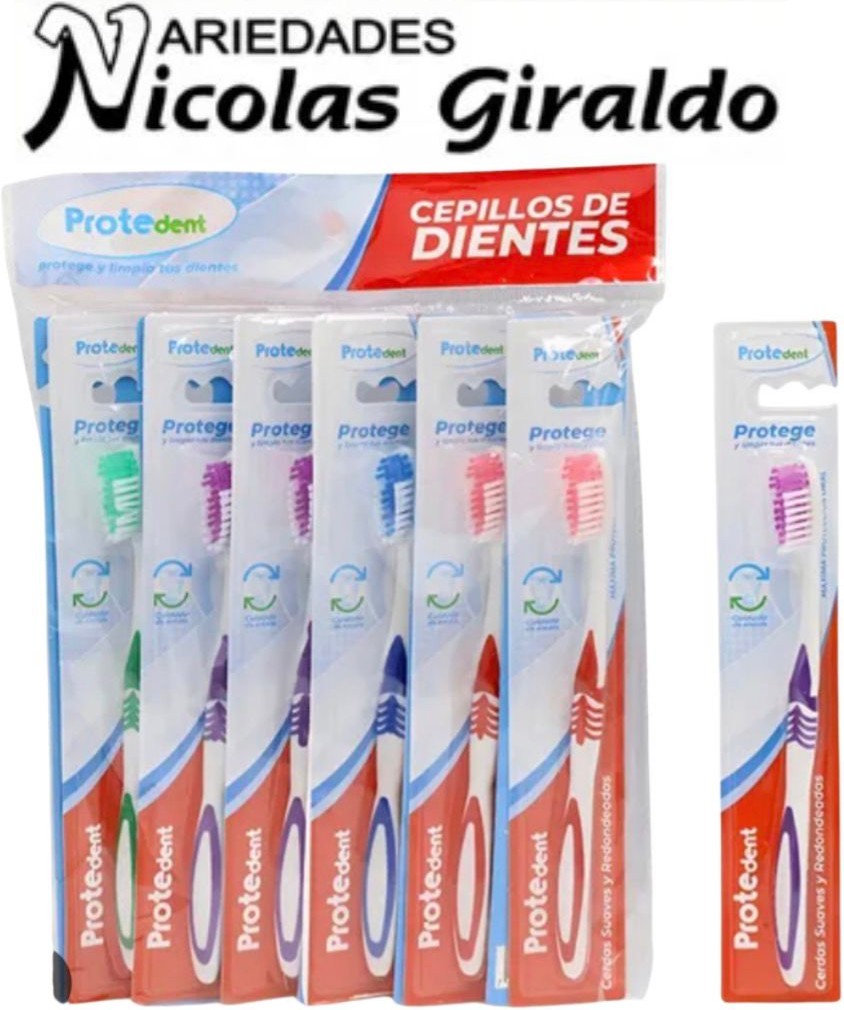 Cepillo dental adulto protedent x12 