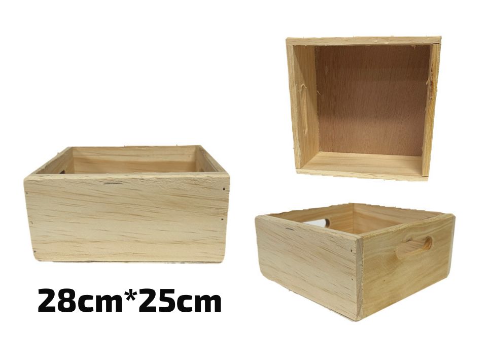 Canasta madera #3 calada