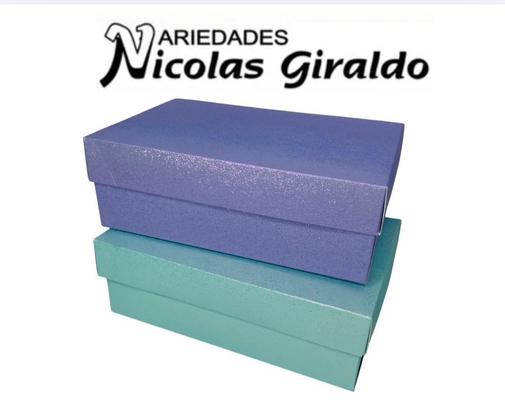 Caja regalo mediana metalizada sin mensaje 