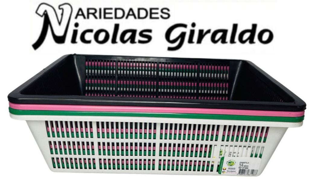 Canastilla #2 color pequeña mundiplas 