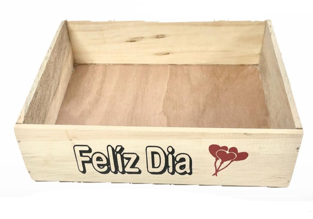 Canasta madera #4 sublimada