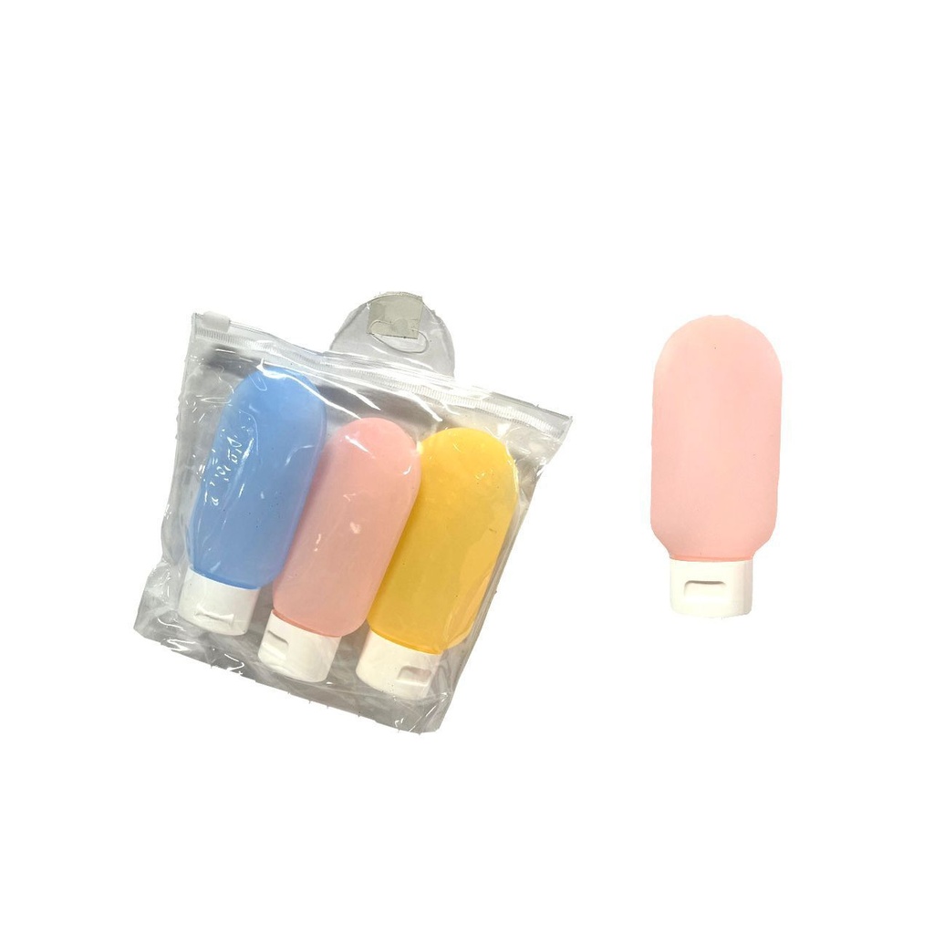 Kit viajero x3 colores pastel 