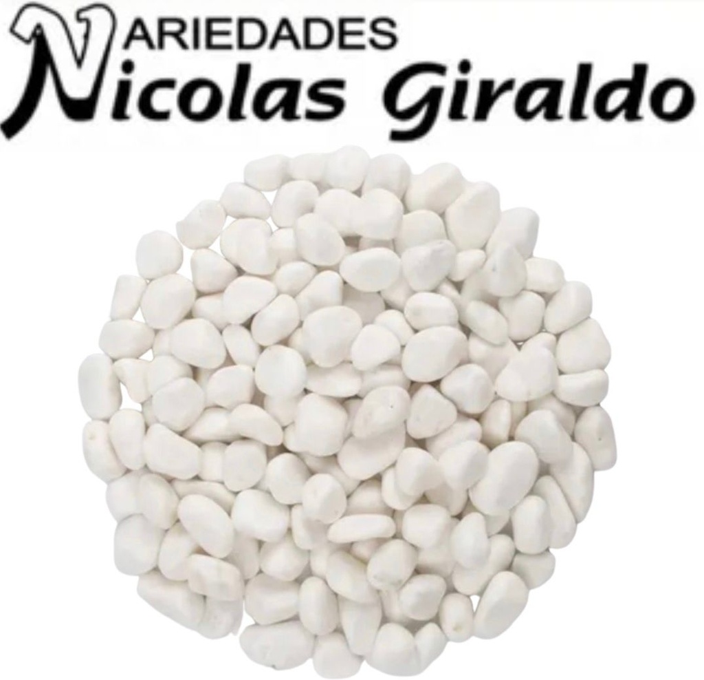 Piedra decorativa blanca malla importada  