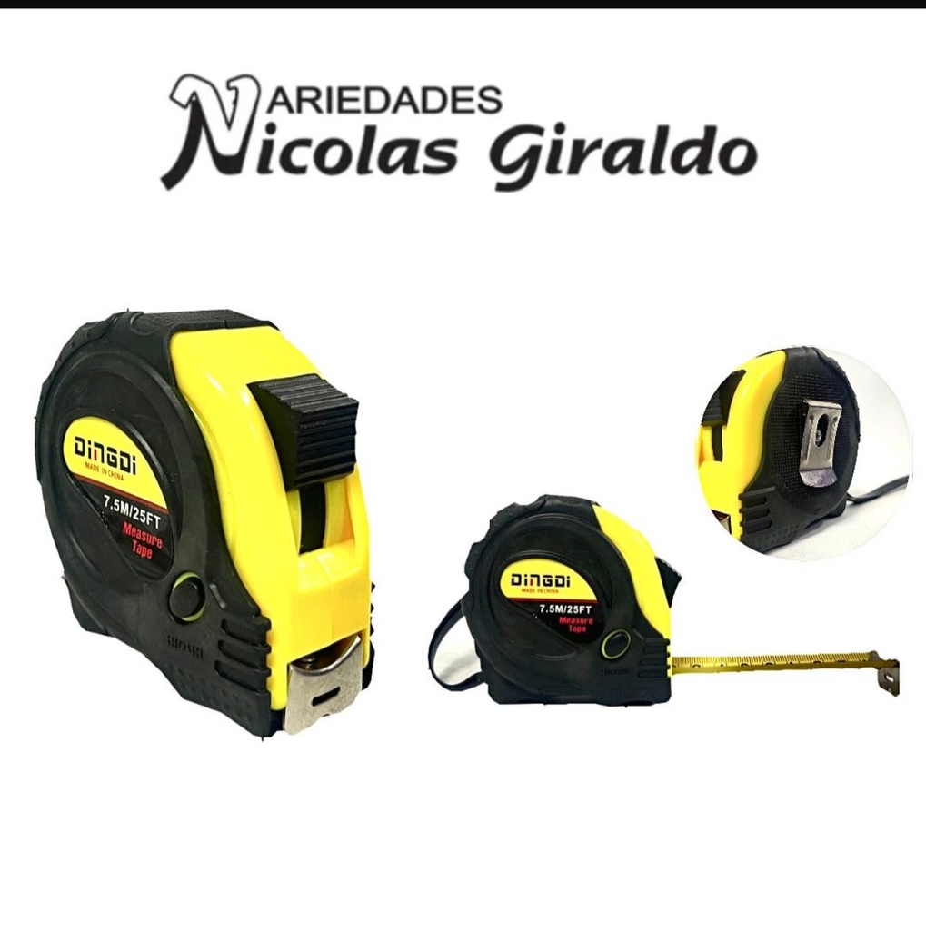 Metro x7.5m encauchetado 