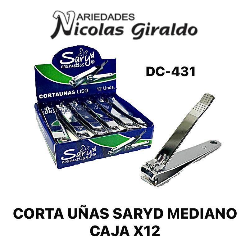 Corta uñas saryd mediano caja x12  